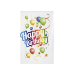 Birthday Greeting Card & Envelope - Brights